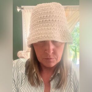 Cotton Knit Bucket Hat